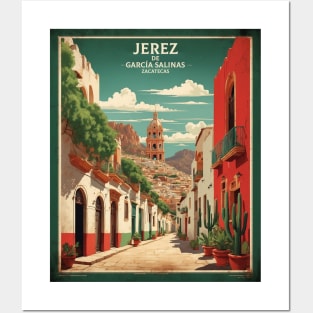 Jerez de Garcia Salinas Zacatecas Mexico Vintage Tourism Travel Posters and Art